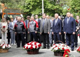 Нас собрал Чернобыль… В Волгодонске возложили цветы к памятному знаку, пострадавшим от радиационных катастроф 